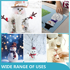 240 pièce de 6 styles de mains de bonhomme de neige en résine&nbsp;DIY-GA0008-15