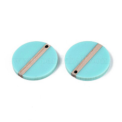 Colgantes de resina & madera&nbsp;RESI-T057-52A