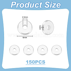 Perline distanziatrici in ottone da 150 pz&nbsp;KK-UN0006-13