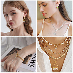 50 breloque strass en laiton 2 couleurs&nbsp;KK-BBC0022-02