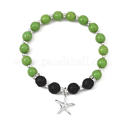 Seestern 304 Edelstahl Charm Armbänder&nbsp;BJEW-JB14086