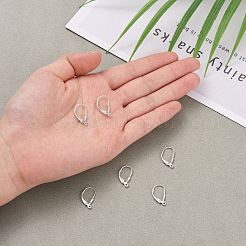 925 Sterling-Silber-Hebel-Creolen-Ohrring-Zubehörse&nbsp;STER-A002-181