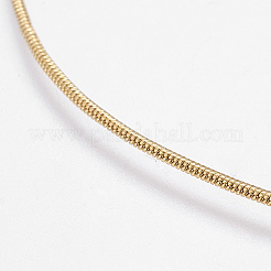 Collares de cadena de latón chapados en estantes ecológicos&nbsp;LS-MAK-G002-05G-A-FF