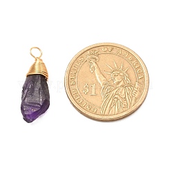 Pendentifs en améthyste naturelle&nbsp;PALLOY-JF01049