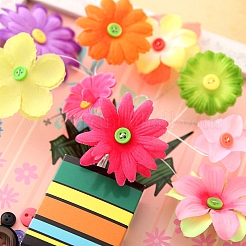 Kreative diy blumenmuster harzknopfkunst&nbsp;PW-WGE36EA-01