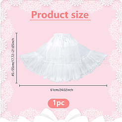 Reifrock aus Polyester&nbsp;AJEW-WH0007-44