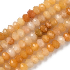 Topazio naturale fili di perle di giada&nbsp;G-D344-A36-01