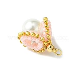 Perle di conchiglia pendenti in vetro&nbsp;PALLOY-MZ00434-01