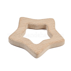 Beißspielzeug aus natürlichem Buchenholz für Babys&nbsp;WOOD-U003-08