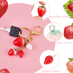 32pcs 4 styles de pendentifs en résine opaque&nbsp;RESI-OC0001-45