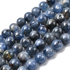 Chapelets de perles en cyanite naturelle&nbsp;LS-G-NH0046-C04-8MM-01