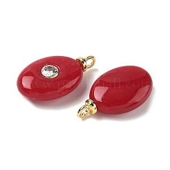 Gefärbt natürliche weiße Jade Anhänger&nbsp;G-H328-07G-A03