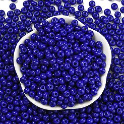 Perles de rocaille en verre imitation jade&nbsp;SEED-Z001-A-B14