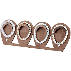 1 set di espositori per gioielli in legno a 1 livelli&nbsp;ODIS-SC0001-14A
