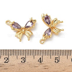 Colgante micropavé cubic zirconia de latón&nbsp;KK-Z136-47G-03