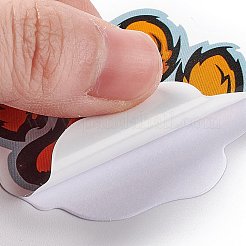 Bunte papierkarikaturaufkleber&nbsp;DIY-C063-02