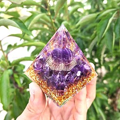 Générateurs d'énergie de résine de pyramide d'orgonite&nbsp;PW-WG53E4D-01
