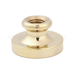 Cabezales de sello de latón con sello de cera inicial de corona en tono dorado&nbsp;AJEW-A065-01O