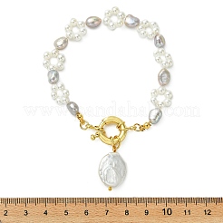 Armbänder mit Anhängern aus natürlichen&nbsp;BJEW-JB14098