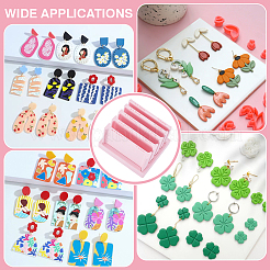 Strumento per estrusione di strisce di argilla polimerica in plastica per lavori fai da te su entrambi i lati&nbsp;DIY-WH0308-929