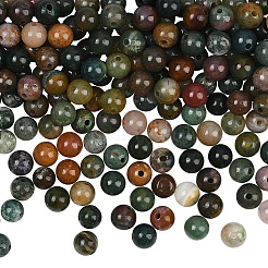 200 pièce de perles d'agate indiennes naturelles&nbsp;G-SP0001-20A