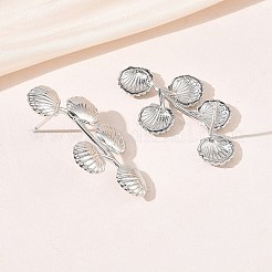 Orecchini a bottone in ottone da donna&nbsp;EJEW-A167-02C-P