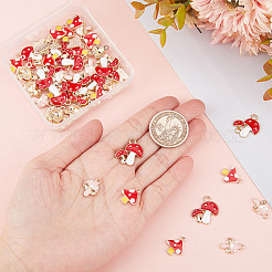 60pcs 3 styles de pendentifs en émail en alliage&nbsp;ENAM-SC0003-02