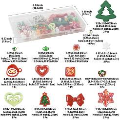 100 stücke 19 arten weihnachten acryl perlen&nbsp;MACR-FS0002-33