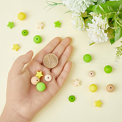 12 stile perle focali in silicone ecologiche per uso alimentare&nbsp;SIL-HY0001-06