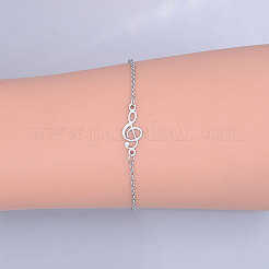 Anlaufgeschützte Gliederarmbänder aus 201 Edelstahl&nbsp;BJEW-T011-JN502-1