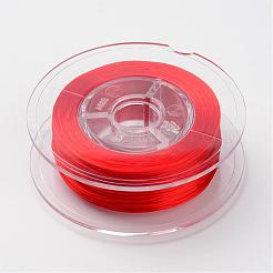 Japanische umweltfreundliche gefärbte flache elastische Kristallschnur&nbsp;EW-F005-0.6mm-11
