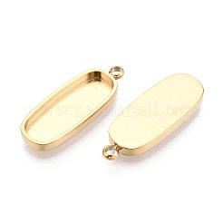 Cabochon-Anhängerkomponente aus Edelstahl 304&nbsp;STAS-N115-42G