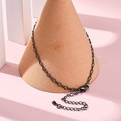 Bracelets à chaîne gourmette en laiton plaqué rack pour femmes&nbsp;BJEW-G735-16B