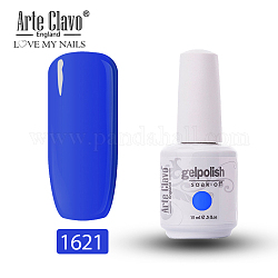 Gel per unghie speciale da 15 ml, per la stampa di timbri artistici, kit di base per manicure con vernice, blu royal, bottiglia: 34x80mm