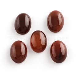 Agate rouge naturel cabochons de pierres précieuses, ovale, 18x13x6~7mm