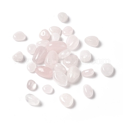 Природного розового кварца бусы, упавший камень, нет отверстий / незавершенного, самородки, 11~20x10.5~13.5x5.5~9.5 мм, Около 185 шт / 500 г