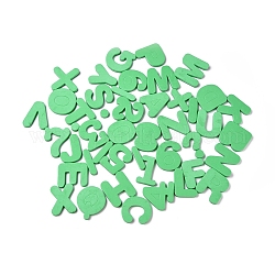 Eva Schaum Alphabet und Zahlen Kühlschrank magnetischen Aufkleber, für Kleinkinder Kinder in Spaß pädagogisch, grün, 13~49x9~53x5.5 mm, 45 Stück / Set