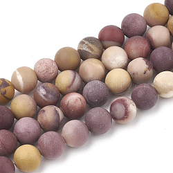 Perline Mookaite naturale fili, smerigliato, tondo, 12mm, Foro: 1.5 mm, circa 31~33pcs/filo, 14.9~15.1 pollice (38~38.5 cm)