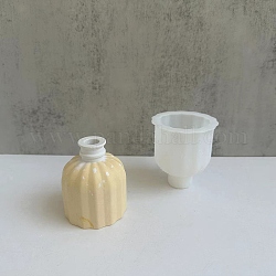 Diyの花瓶シリコーン金型  レジン型  UVレジン用  エポキシ樹脂工芸品作り  ホワイト  76x74x82mm  内径：63x63mm
