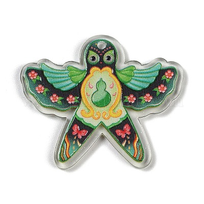 Pendentifs imprimés transparents&nbsp;SACR-S035-04B-1