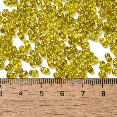 Spray bemalte Glasperlen&nbsp;SEED-F005-04A-03-1