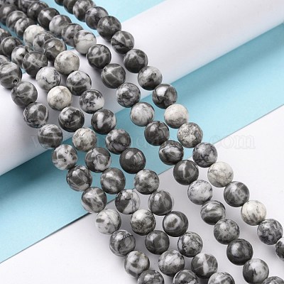 Chapelets de perles de jade naturel&nbsp;G-E185-01-1
