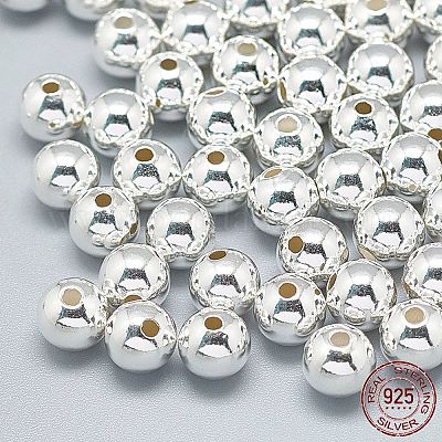 925 perline in argento sterling&nbsp;STER-T002-237S-6mm-1