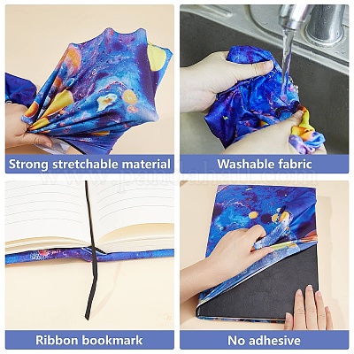 Couvertures de livres en polyester&nbsp;OFST-WH0009-006-1