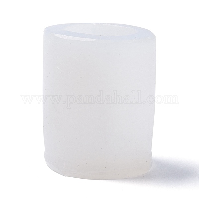 Stampi per candele fai da te, stampi in silicone, per la produzione di  sapone per candele di cera d api fatta in casa, bianco, 56x46mm, diametro