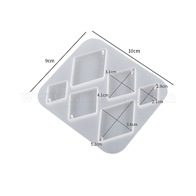 10cm/4 Large Cube Silicone Mold Square Epoxy Resin Casting