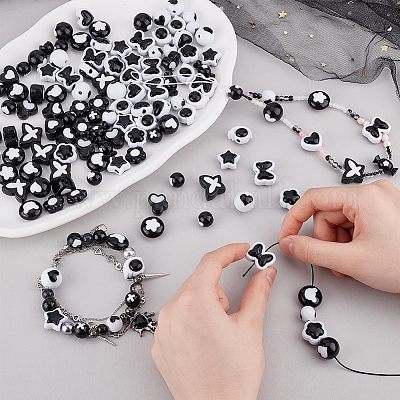 170pcs 17 Arten Acrylperlen&nbsp;OACR-PH0004-37-1
