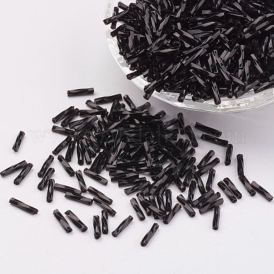 Perles de verre clairon tordues&nbsp;SEED-E002-9mm-849-1