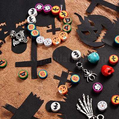 Kit Per Creare Braccialetti Con Perline Di Halloween E Ciondoli