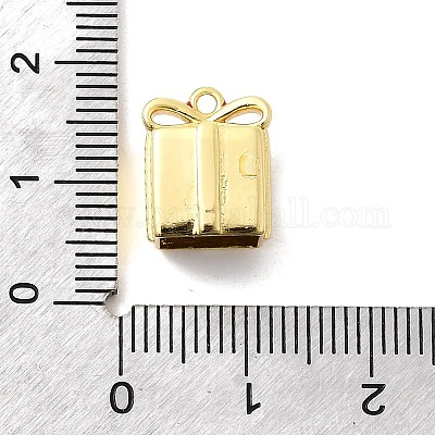 Weihnachts-Messing-Emaille-Perlen&nbsp;KK-L258-02G-02-1